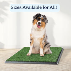 Detail of PETMAKER odor-resistant cloth mat within the pad.