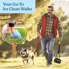 PETMAKER Pooper Scooper one-handed use enables effortless cleanup without bending