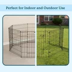 Foldable PETMAKER playpen design for quick setup and flat storage