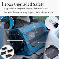 PetMasion extralarge cat carrier waterproof bottom protects seats