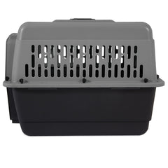 Petmate Aspen Pet Kennel with three-sided ventilation for airflow.