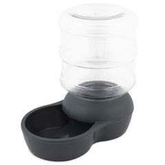 Petmate Lebistro gravity waterer bottle with twist-lock for spill-free hydration.