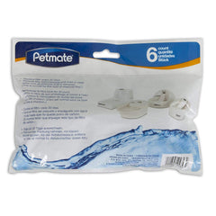Petmate Fresh Flow replacement filter 6-pack in use for fresh, cool water.