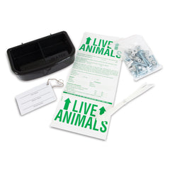 Petmate Kennel Travel Kit contents with secure hardware for airline-ready crates.