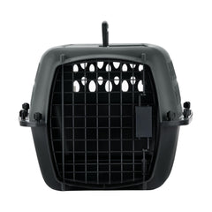 Petmate Pet Porter 23-inch front view shows sturdy crate for small dogs and travel use