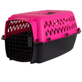 Petmate Pet Porter 23in hot pink kennel ready for travel