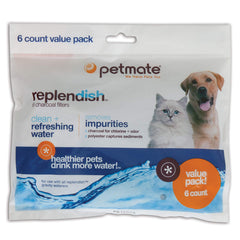 Petmate Replendish charcoal filter internal element reduces chlorine and odor