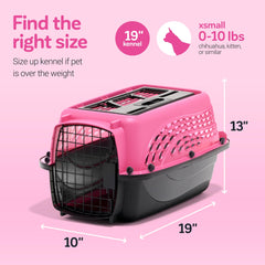 Petmate stay-dry moat helps keep pets dry during travel.