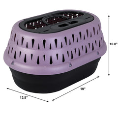 Petmate Top Load Cat Kennel top door close-up shows secure design.