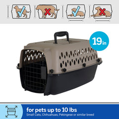 Petmate Vari Dog Kennel four-sided ventilation for comfort during travel.