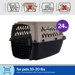 Petmate Vari Dog Kennel four-sided ventilation for steady airflow