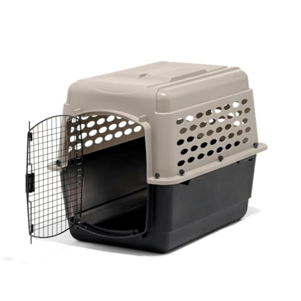 Petmate Vari Dog Kennel front view with secure latch for travel.