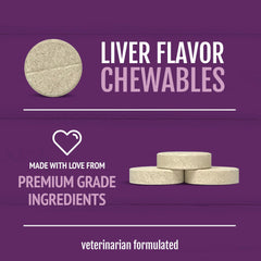 PetNC Level-4 hip joint chews liver flavor for tasty daily dosing.