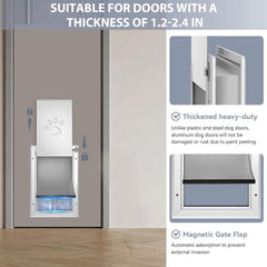 Petoasis aluminum frame interior panel close-up, reinforced for durability.