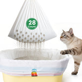 PETOCAT sifting litter bags with 76-hole design for faster filtration and easier cleanup.