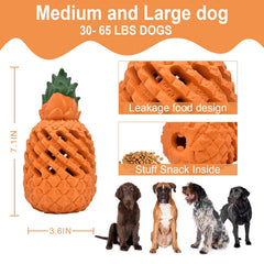 PETOPIA Indestructible natural rubber toy for aggressive chewers