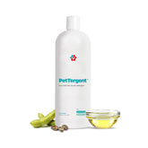Pet Parents PetTergent bottle pour simplifies dosing for pet laundry.
