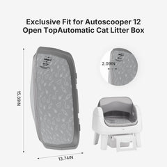 PetPivot Autoscooper12 non-stick coating eases cleaning and waste removal.