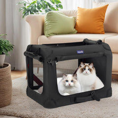 Sturdy steel frame and Oxford fabric support comfort