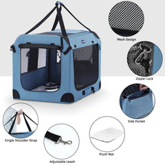 Petprsco durable Oxford fabric travel crate highlighting sturdy construction
