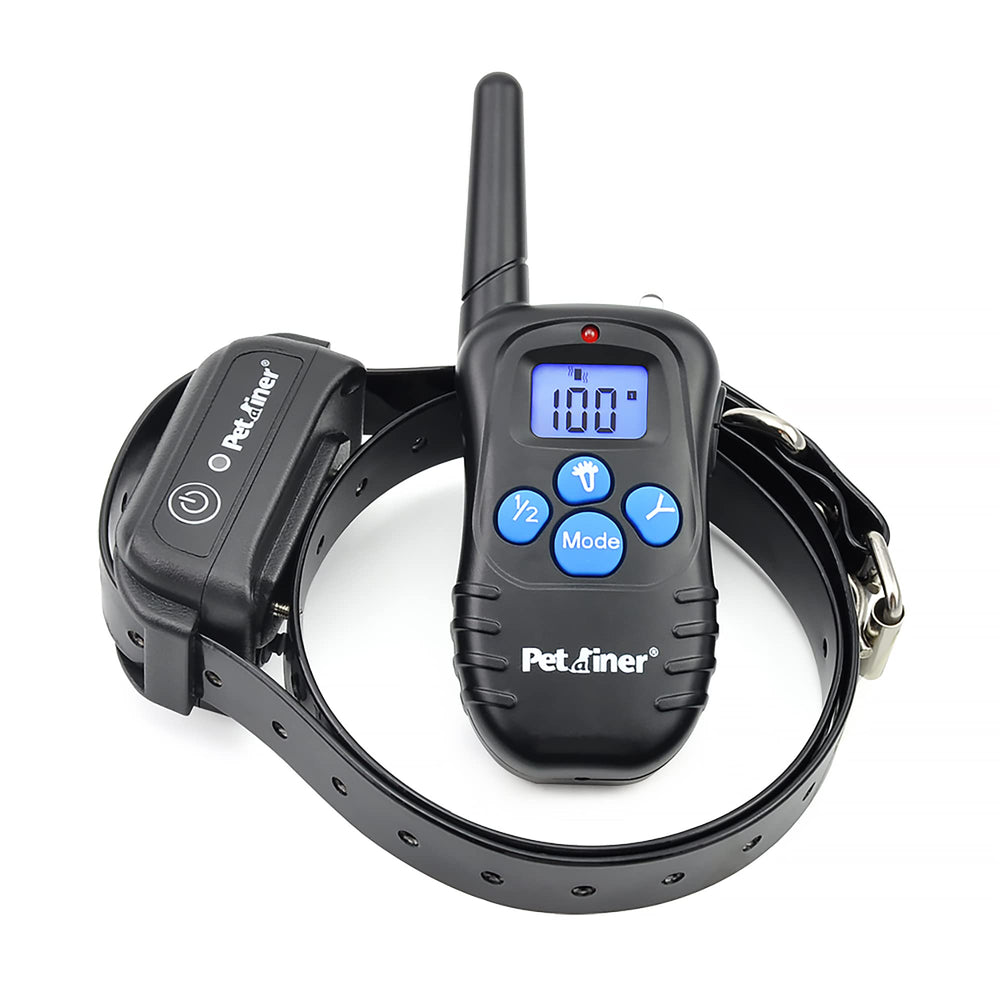 Petrainer shock collar waterproof receiver in outdoor training use