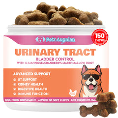 PetrAugnian dog urinary tract supplement bottle for easy daily use