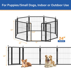 PETREEK dog playpen rounded ball tops protect paws during playtime.