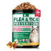 Petrivium cat flea-prevention-neem-lemongrass, repels pests safely for cats.