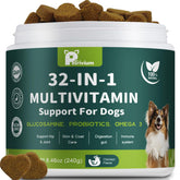 Petrivium dog multivitamin chews packaging promotes daily wellness for dogs.