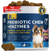 Petrivium Probiotics for Dogs chews packshot supporting gut balance