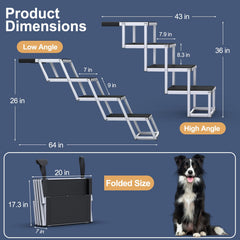 PetRuna stairs on a sofa illustrate versatile home use for pets
