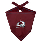 Pets First Colorado Avalanche bandana with logo embroidery for bold team pride.
