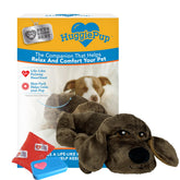Pets Know Best HuggiePup heartbeat sleep aid calms anxious dogs with a life-like rhythm.