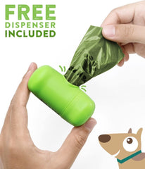 Pets N Bags water-resistant poop bags keep waste dry and odor-free.