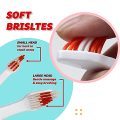 Pets & Pupps non-slip handle ensures secure brushing during active pets