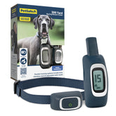 PetSafe 300-yard remote trainer display shows range and mode at a glance.