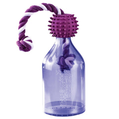 PetSafe Busy Buddy Tug-A-Jug slow feeder dog toy for interactive snacking.