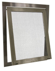 PetSafe cat door installed in a screen door for easy pet access.
