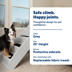 Petsafe CozyUp non-slip feet keep stairs steady on any floor.