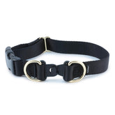 PetSafe KeepSafe Break-Away Collar wide black front view, safety in active play