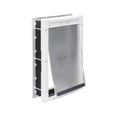 PetSafe Never Rust door front view with durable paintable frame for seamless home fit.