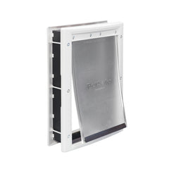 PetSafe Never Rust door front view with durable paintable frame for seamless home fit.