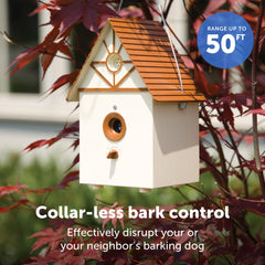 PetSafe Outdoor Bark Control covers a quarter-acre, helping keep your yard calmer.
