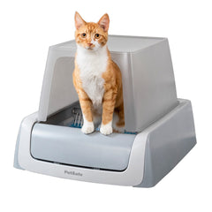 PetSafe ScoopFree Crystal Pro Legacy disposable tray with lid simplifies disposal.