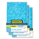 PetSafe ScoopFree disposable crystal litter tray enabling hands-free maintenance.
