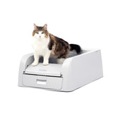 Petsafe ScoopFree front-entry hooded design reduces litter tracking and odors.