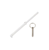 PetSafe sliding door security bar closeup showing sturdy grip for secure door closure.