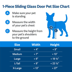 PetSafe door with magnetic flap close-up showing seal against drafts