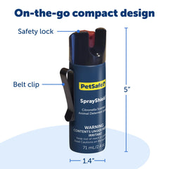 PetSafe SprayShield citronella scent bursts to distract approaching animals.
