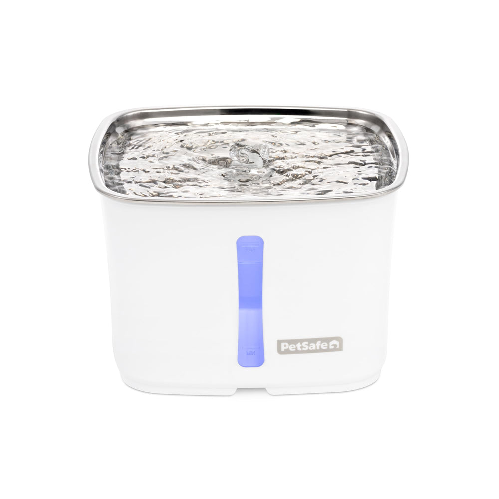 Petsafe Viva Cat Water Fountain in action with 64oz capacity promoting continuous hydration.